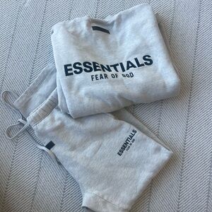 Essentials Light Gray Loungewear Set